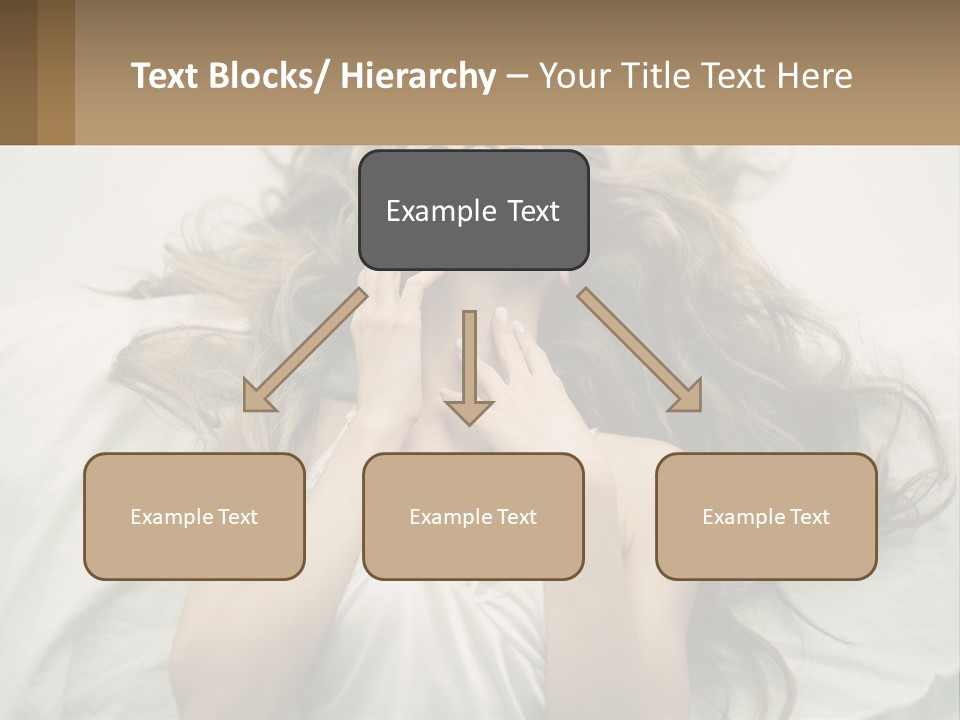 Happy Postage Girl PowerPoint Template