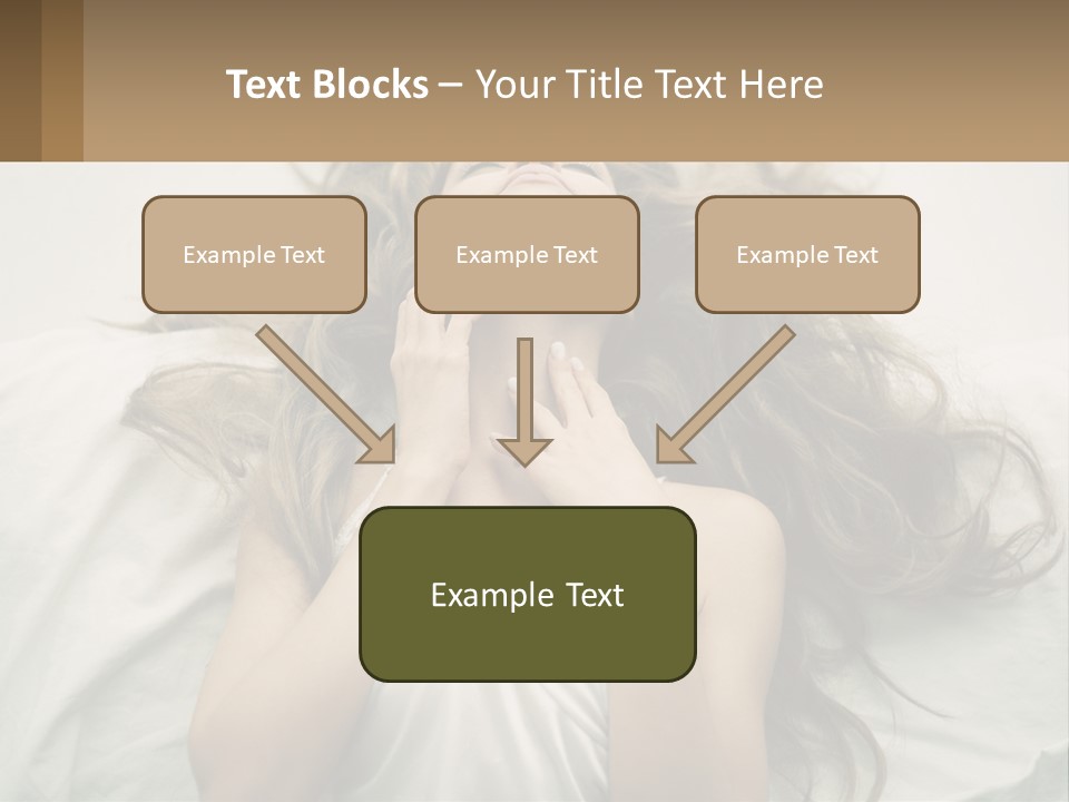 Happy Postage Girl PowerPoint Template