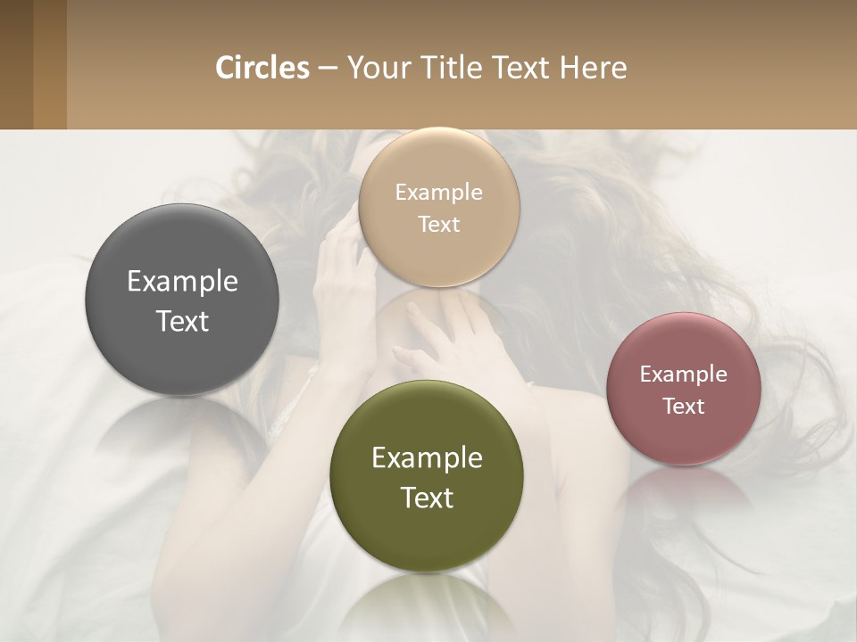 Happy Postage Girl PowerPoint Template