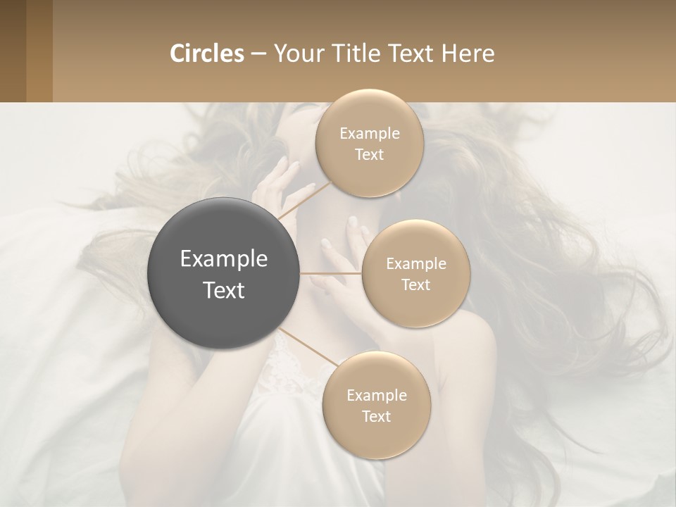 Happy Postage Girl PowerPoint Template