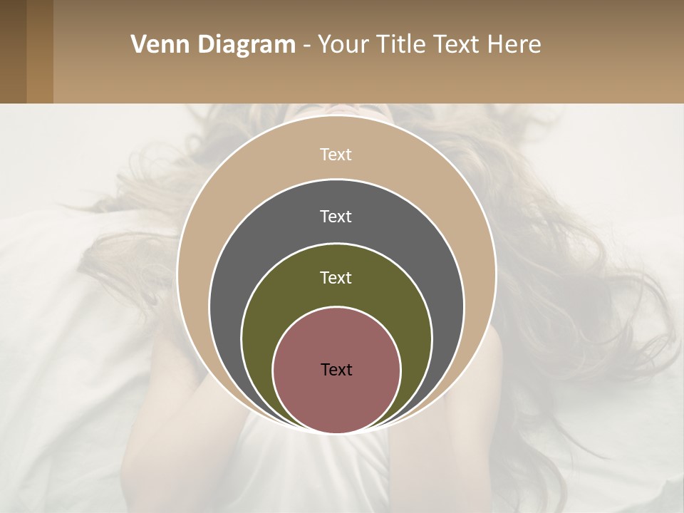 Happy Postage Girl PowerPoint Template