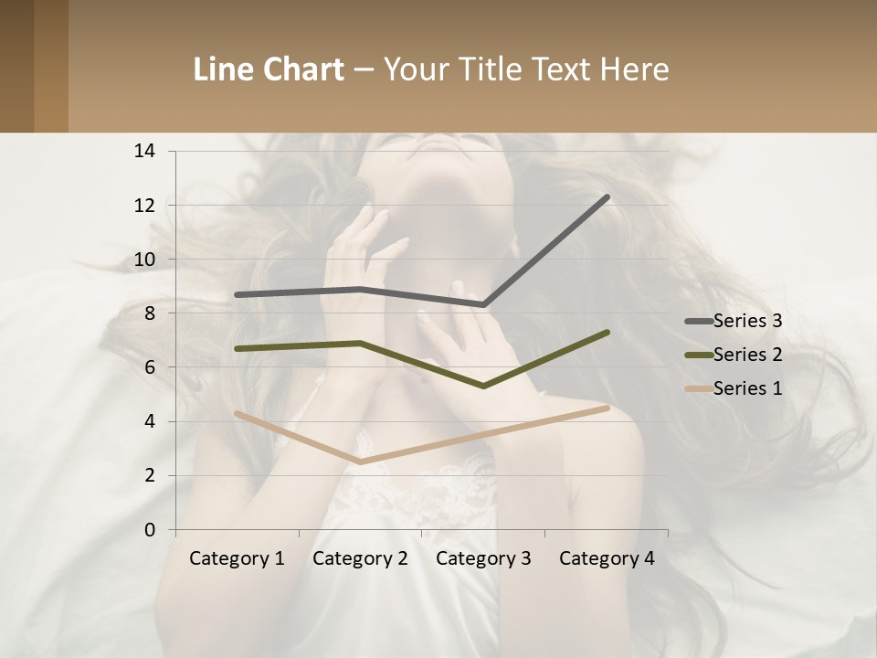 Happy Postage Girl PowerPoint Template