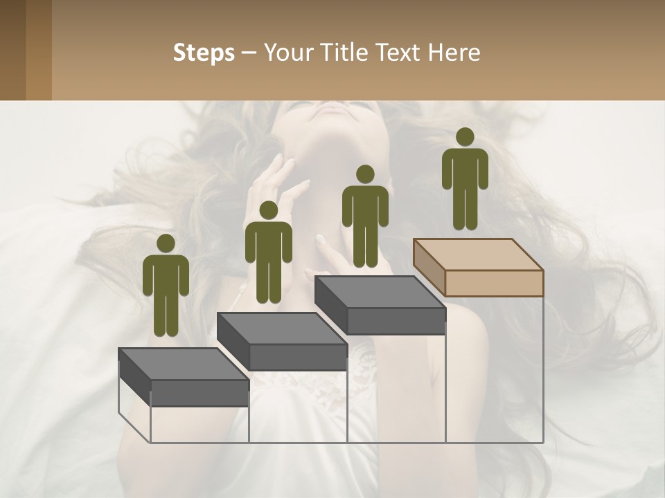 Happy Postage Girl PowerPoint Template