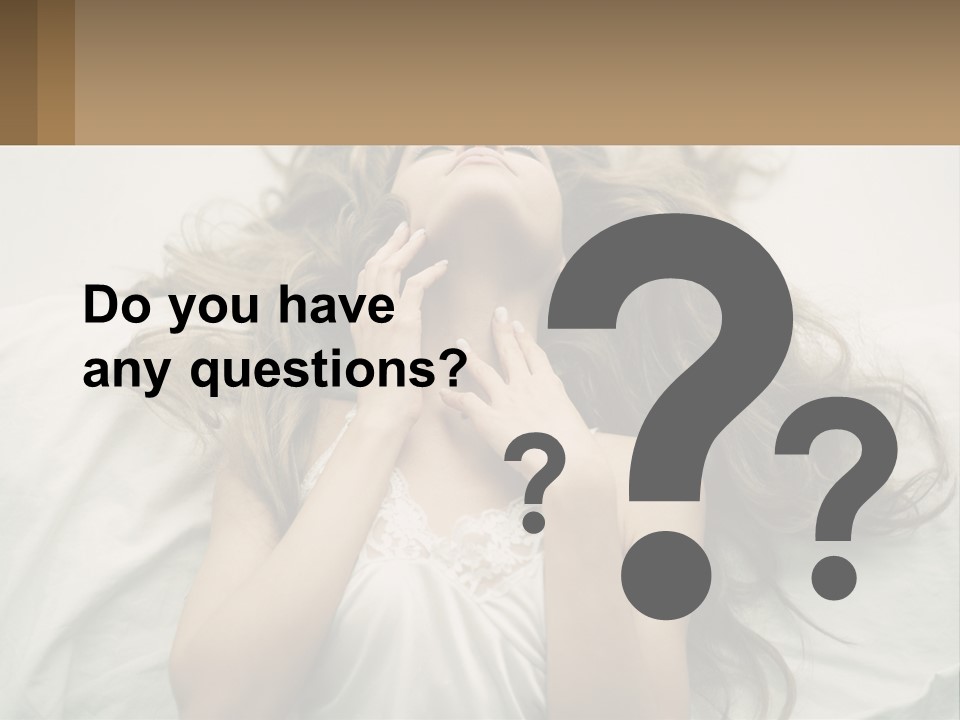 Happy Postage Girl PowerPoint Template