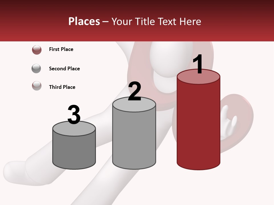 Postage Happy Isolated PowerPoint Template