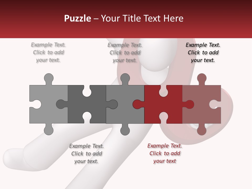 Postage Happy Isolated PowerPoint Template