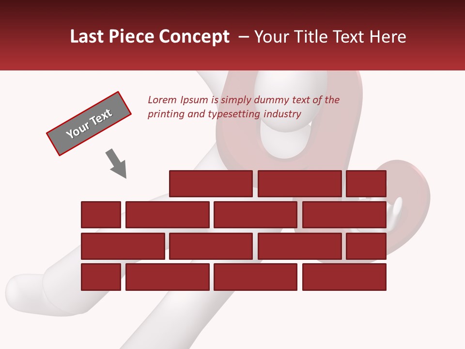 Postage Happy Isolated PowerPoint Template