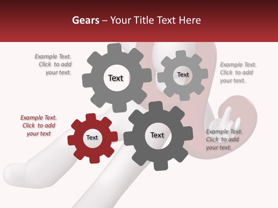 Postage Happy Isolated PowerPoint Template