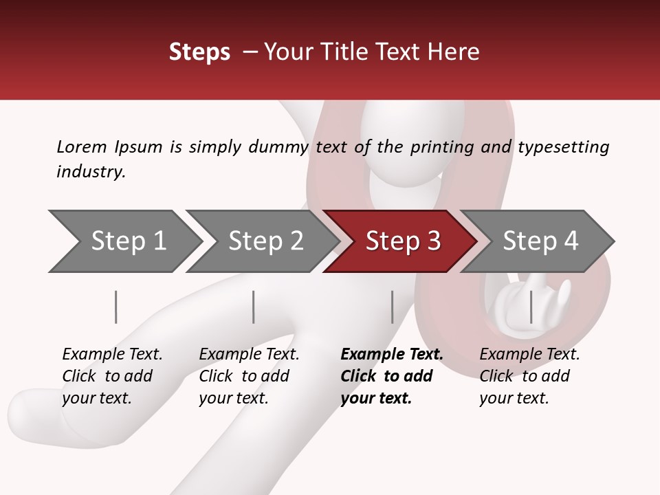 Postage Happy Isolated PowerPoint Template