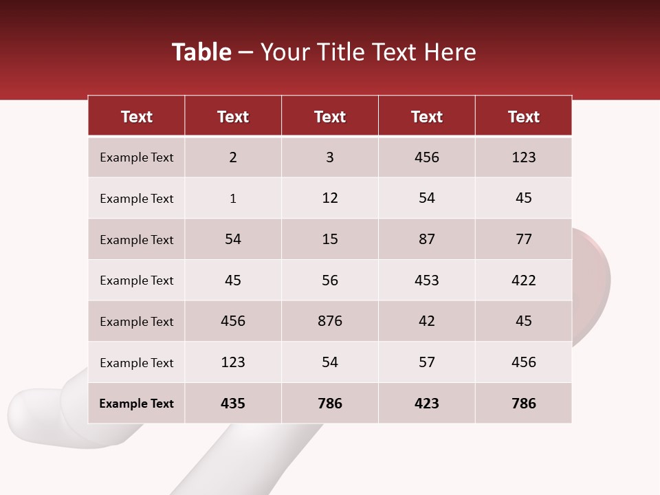Postage Happy Isolated PowerPoint Template
