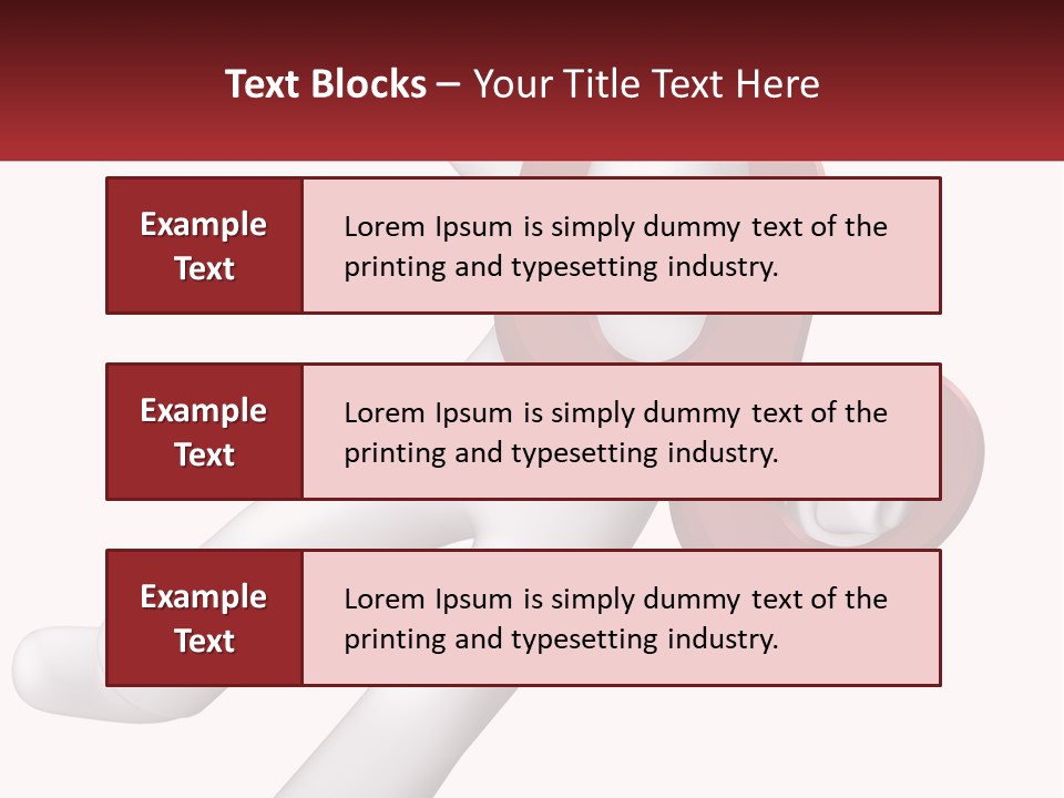Postage Happy Isolated PowerPoint Template
