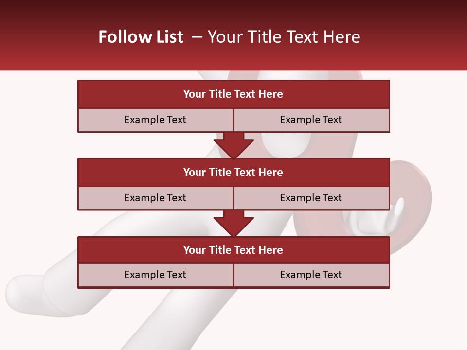 Postage Happy Isolated PowerPoint Template