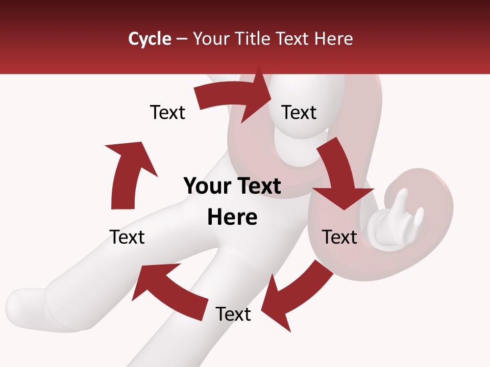 Postage Happy Isolated PowerPoint Template