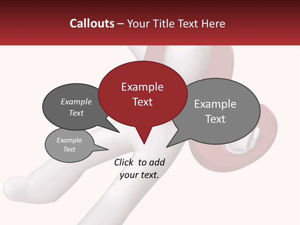 Postage Happy Isolated PowerPoint Template