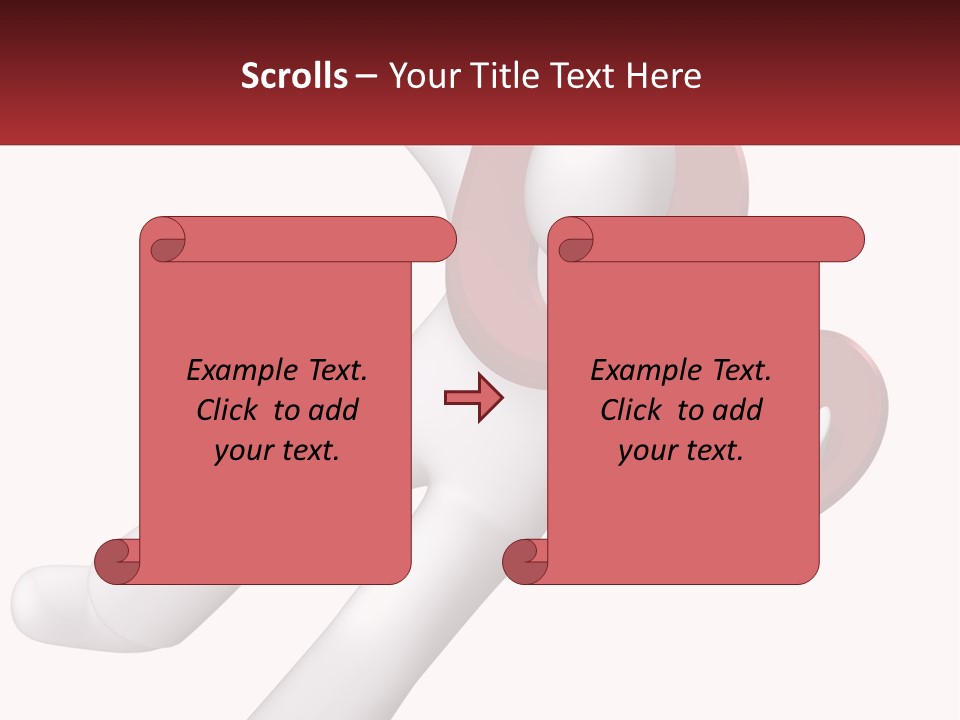 Postage Happy Isolated PowerPoint Template