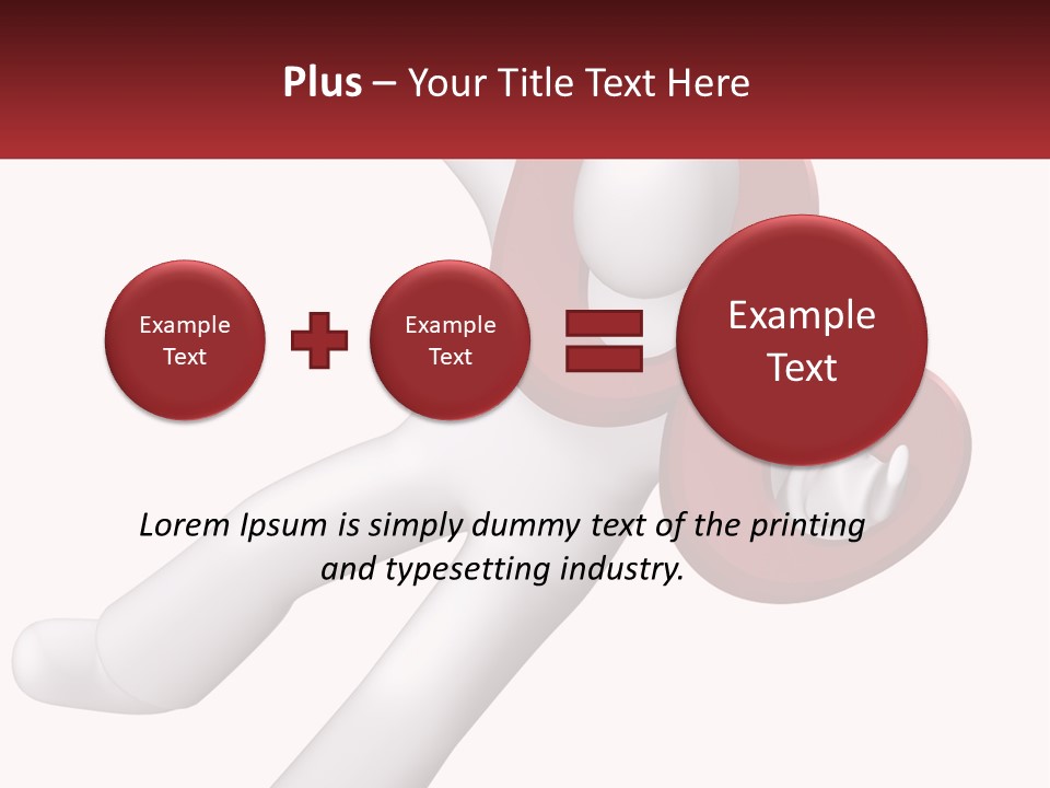 Postage Happy Isolated PowerPoint Template