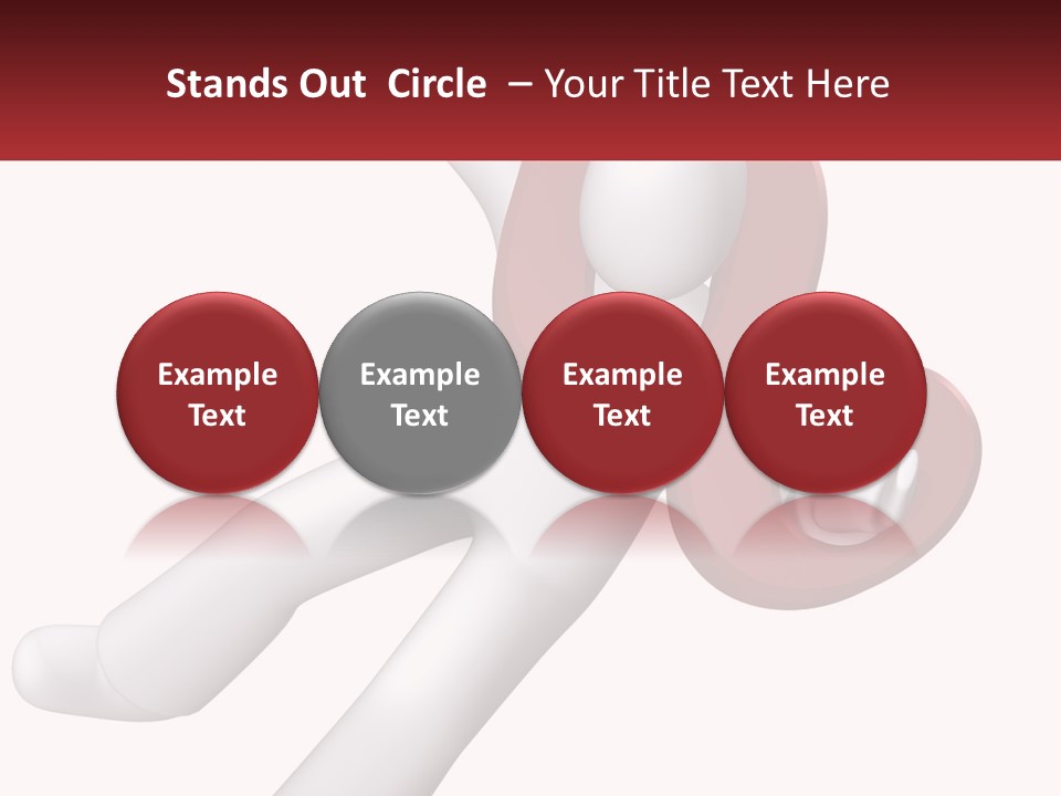 Postage Happy Isolated PowerPoint Template