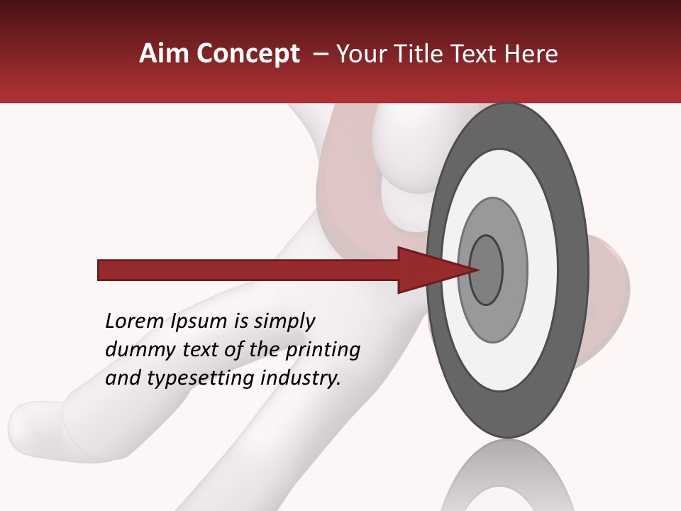 Postage Happy Isolated PowerPoint Template