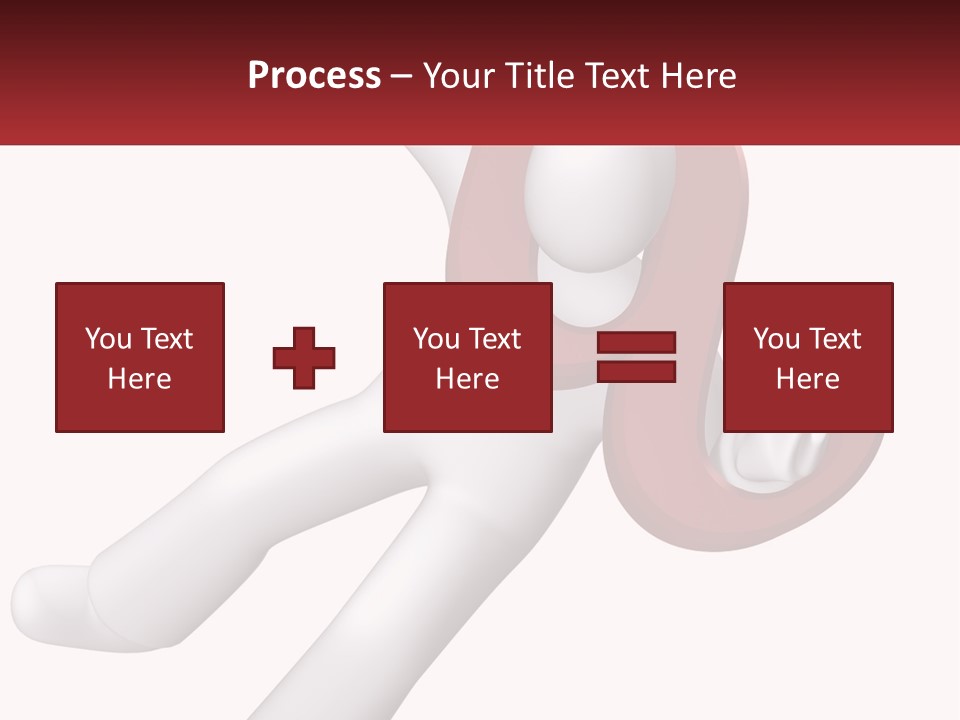 Postage Happy Isolated PowerPoint Template