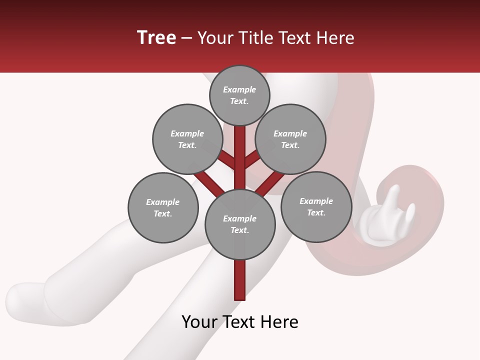 Postage Happy Isolated PowerPoint Template