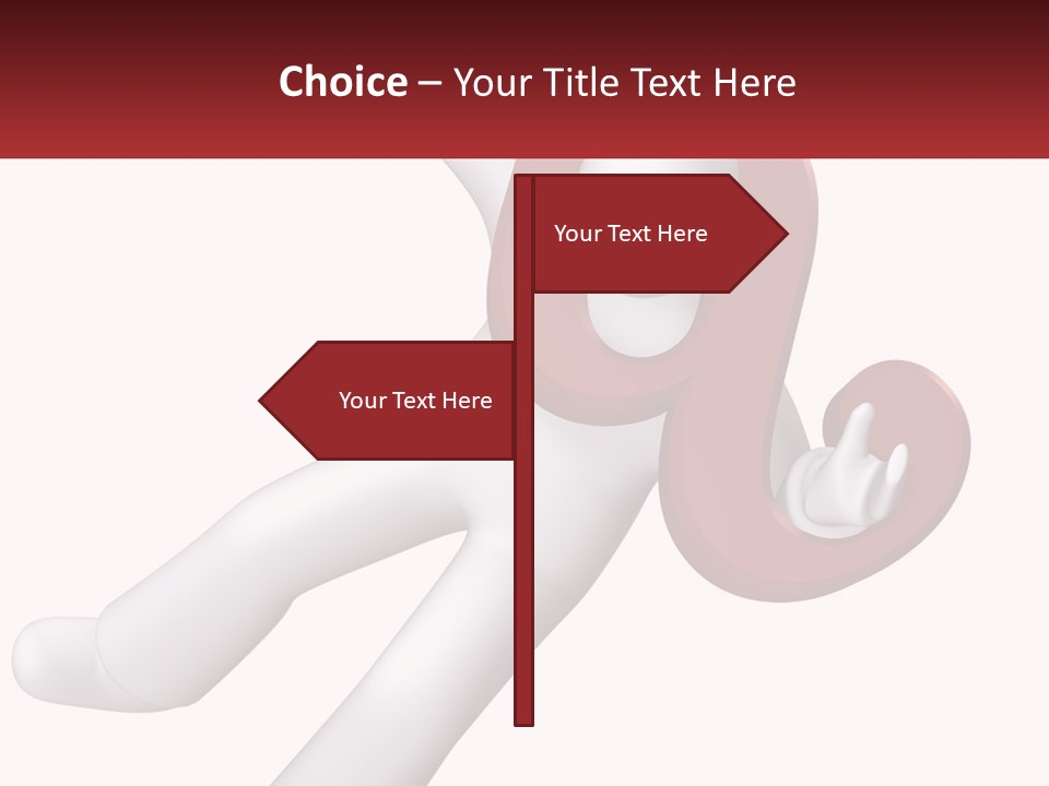 Postage Happy Isolated PowerPoint Template