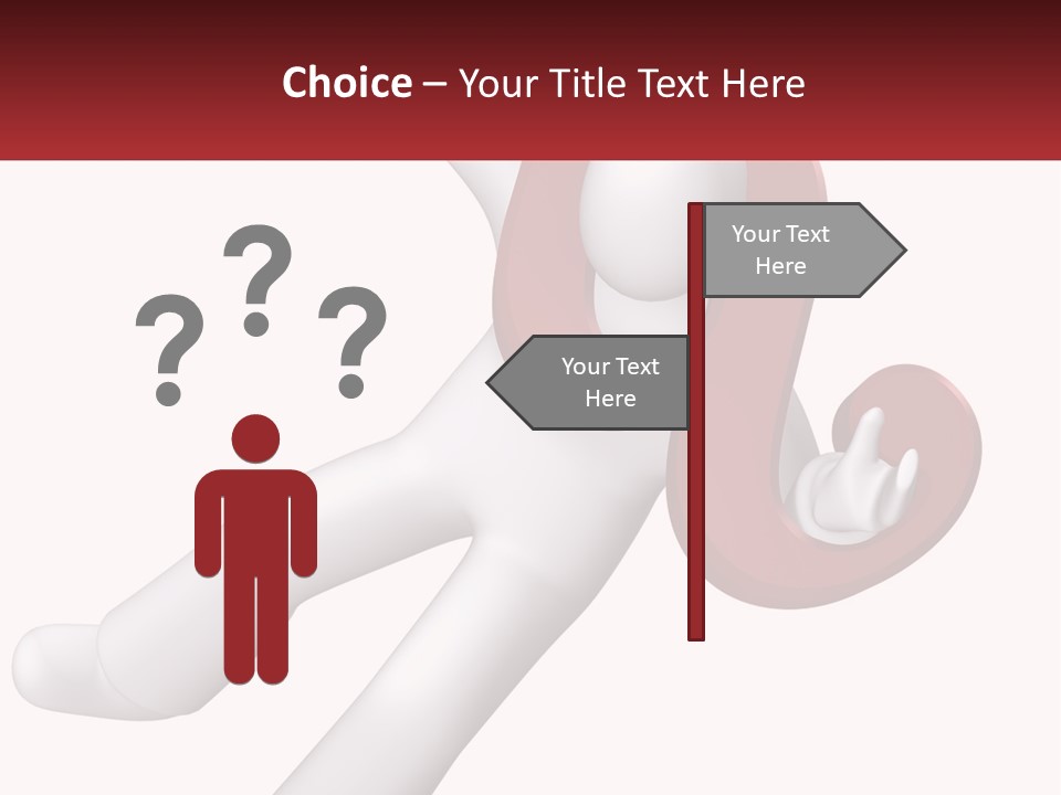 Postage Happy Isolated PowerPoint Template