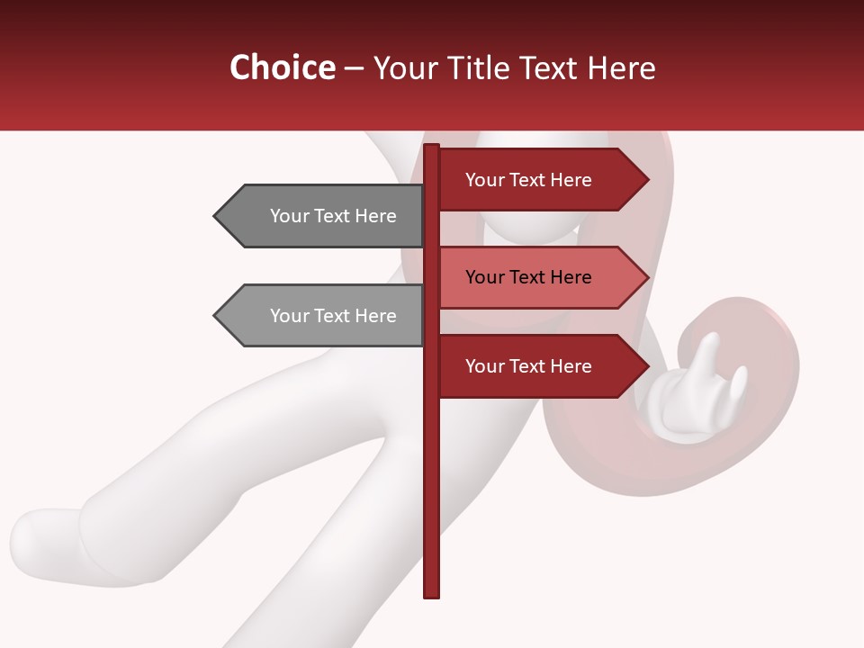 Postage Happy Isolated PowerPoint Template