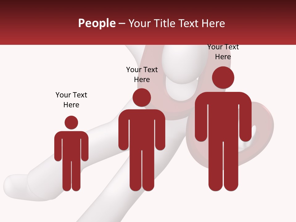 Postage Happy Isolated PowerPoint Template