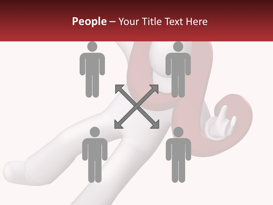 Postage Happy Isolated PowerPoint Template