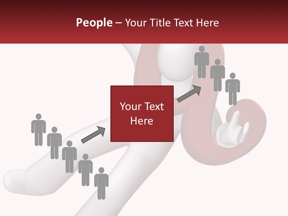 Postage Happy Isolated PowerPoint Template