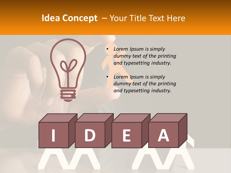 Candle Party Happiness PowerPoint Template