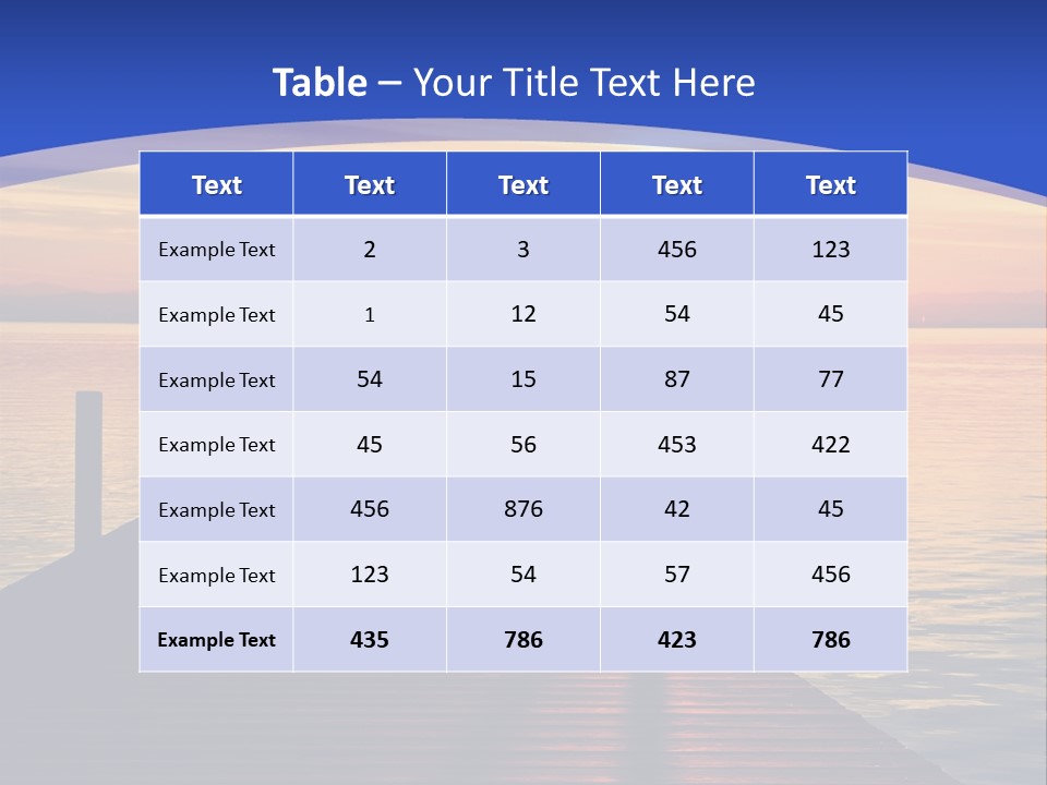 Card Bird Pattern PowerPoint Template