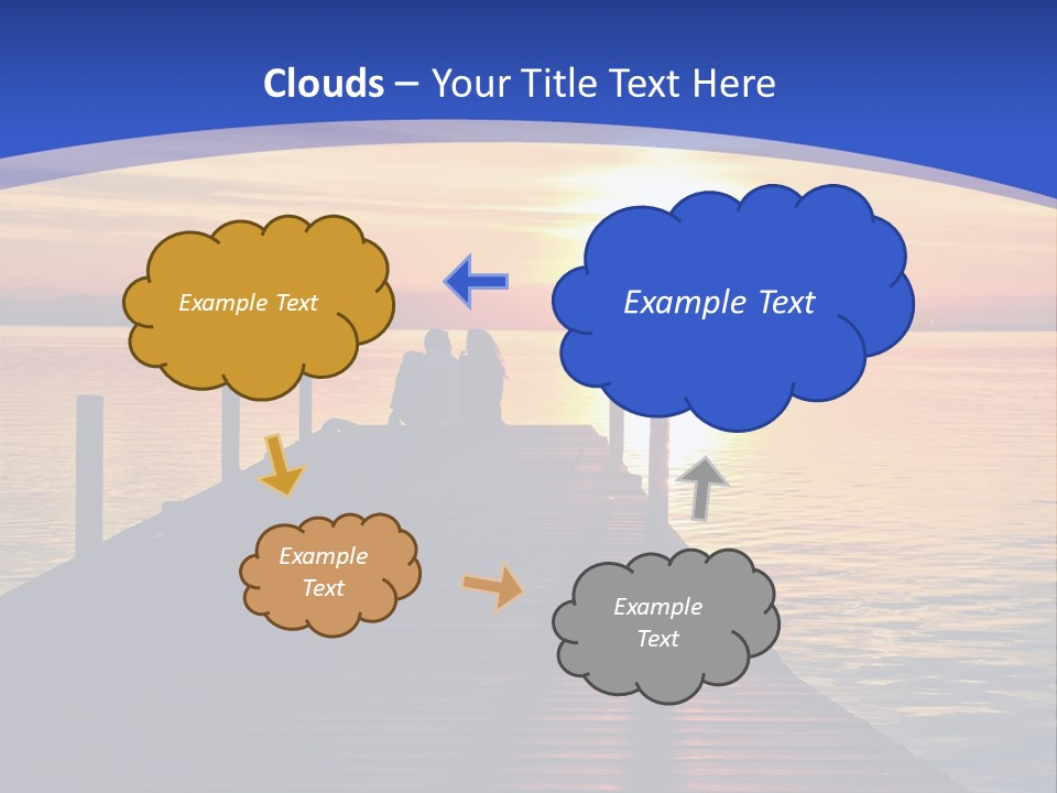 Card Bird Pattern PowerPoint Template
