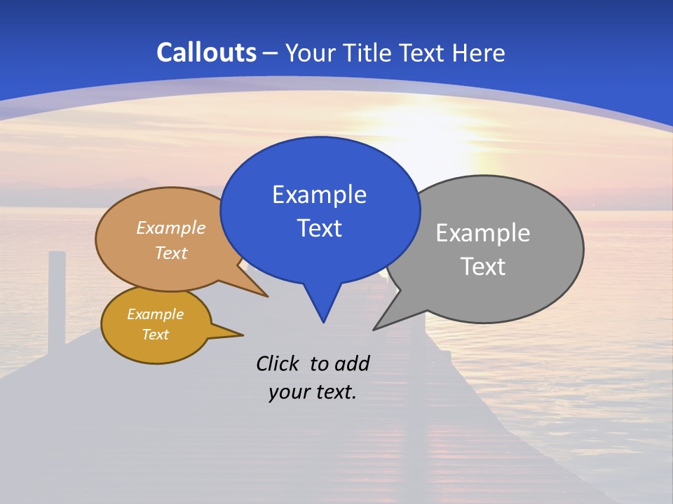 Card Bird Pattern PowerPoint Template