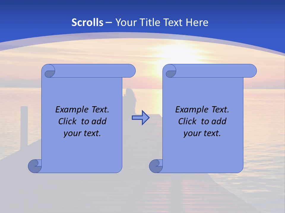 Card Bird Pattern PowerPoint Template