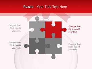 Icon Gift Star PowerPoint Template