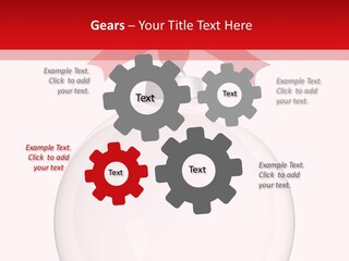 Icon Gift Star PowerPoint Template