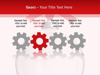 Icon Gift Star PowerPoint Template