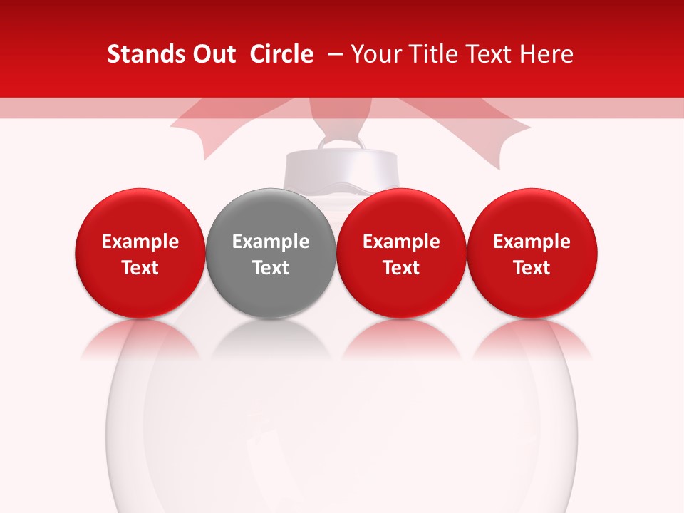 Icon Gift Star PowerPoint Template