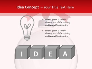 Icon Gift Star PowerPoint Template