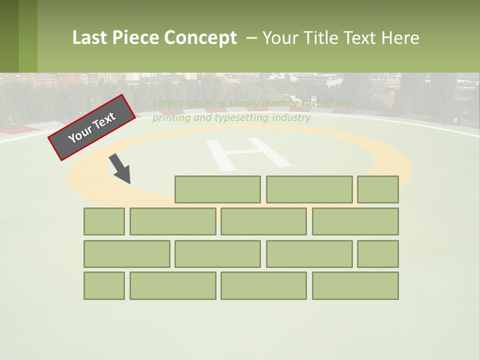 Flag Decorative Spiral PowerPoint Template