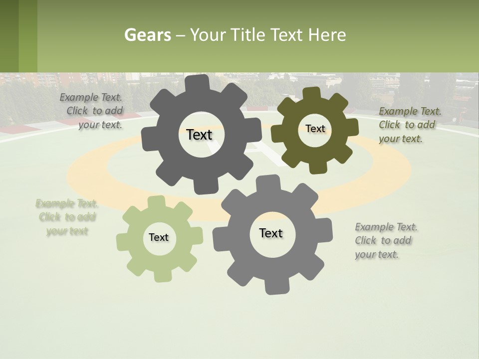 Flag Decorative Spiral PowerPoint Template