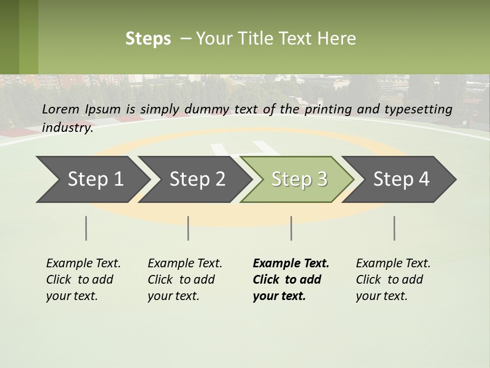Flag Decorative Spiral PowerPoint Template