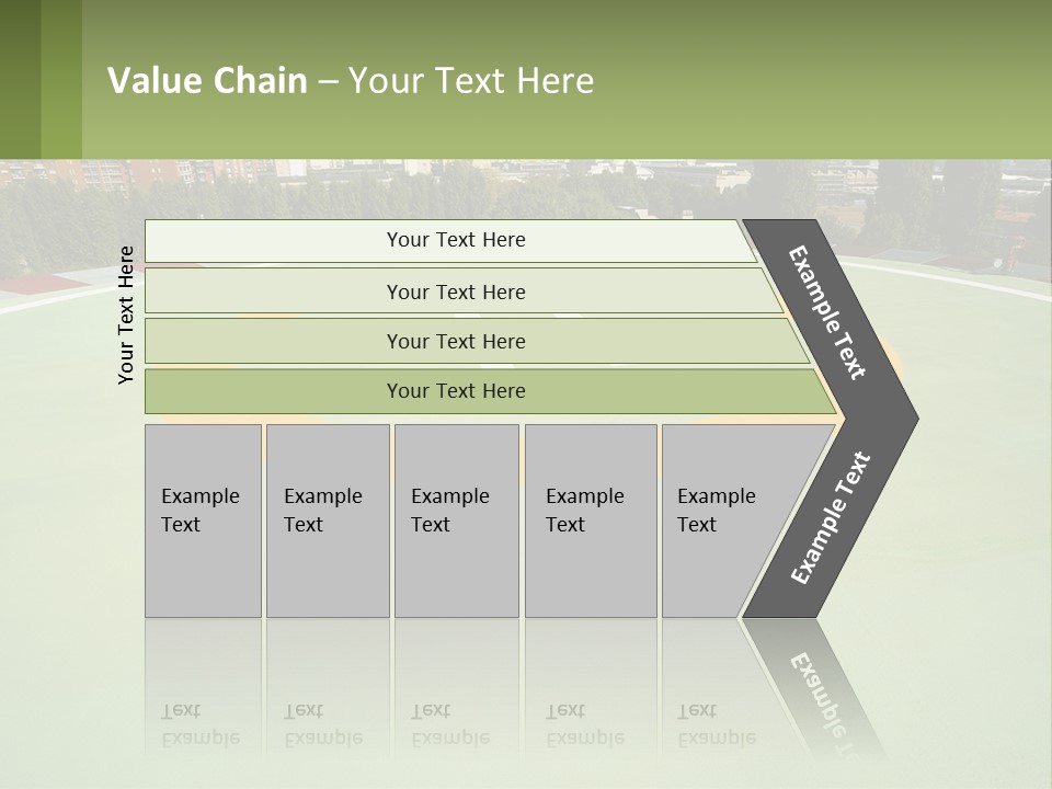 Flag Decorative Spiral PowerPoint Template