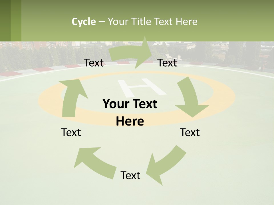 Flag Decorative Spiral PowerPoint Template