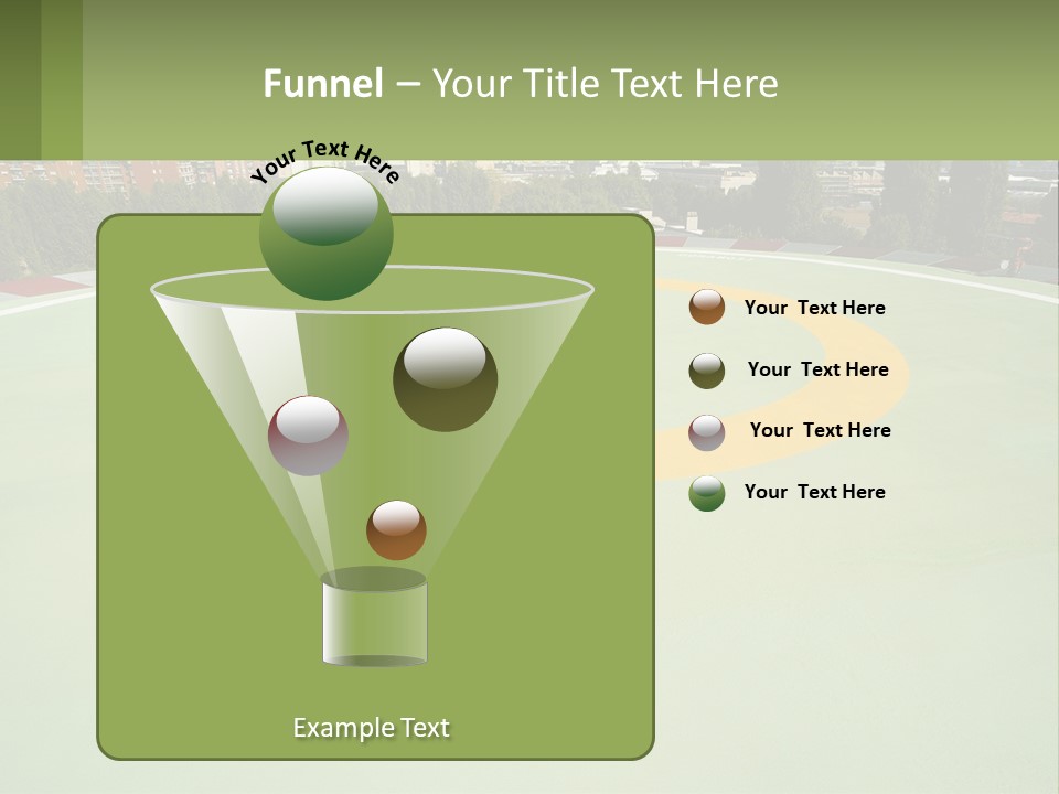 Flag Decorative Spiral PowerPoint Template