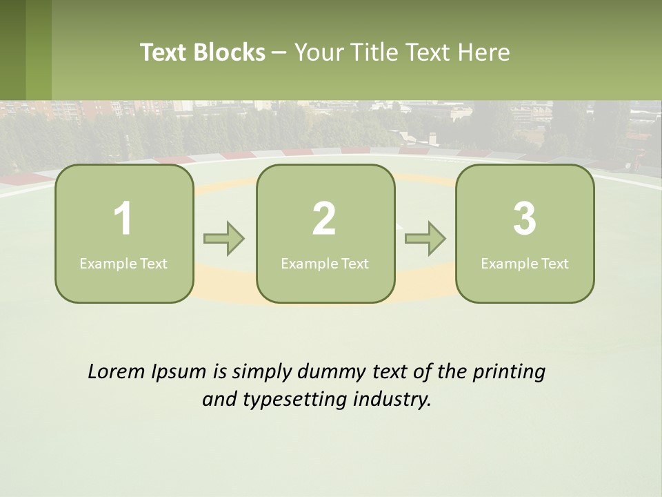 Flag Decorative Spiral PowerPoint Template