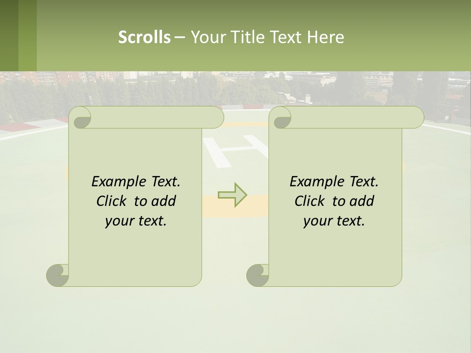 Flag Decorative Spiral PowerPoint Template