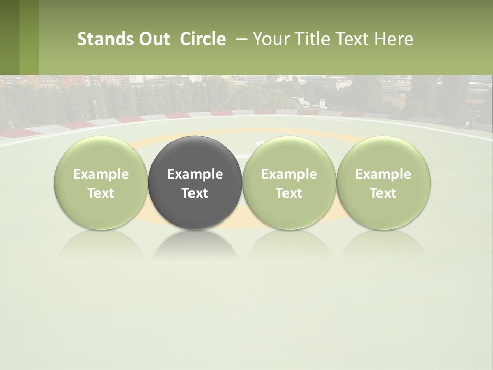 Flag Decorative Spiral PowerPoint Template