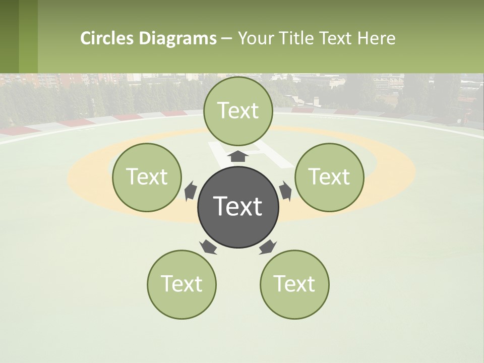 Flag Decorative Spiral PowerPoint Template